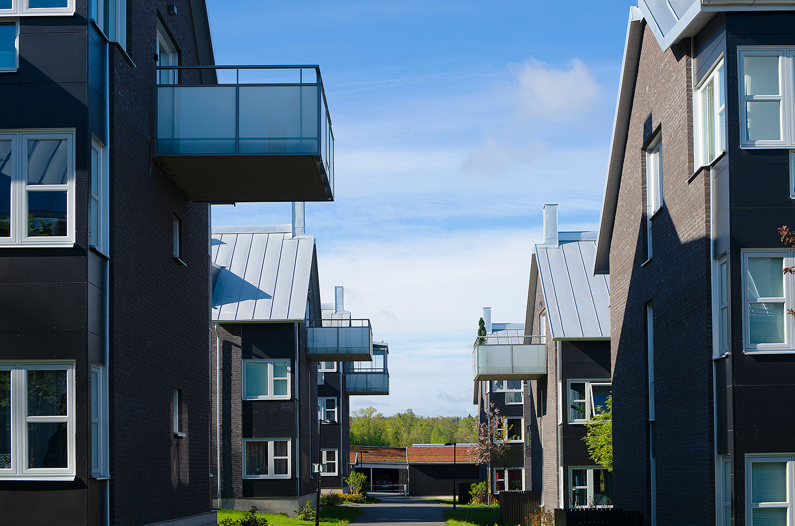 Svarta hus på Ekhagen